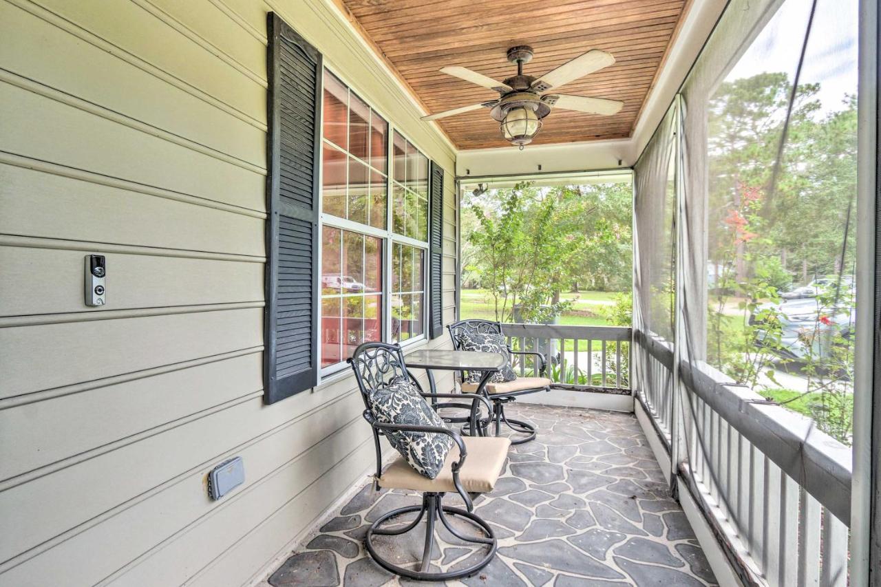 Peaceful Beaufort Home With Front Porch And Grill Exterior foto